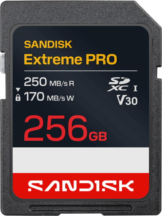 SANDISK Extreme PRO 256 GB SDXC Karte