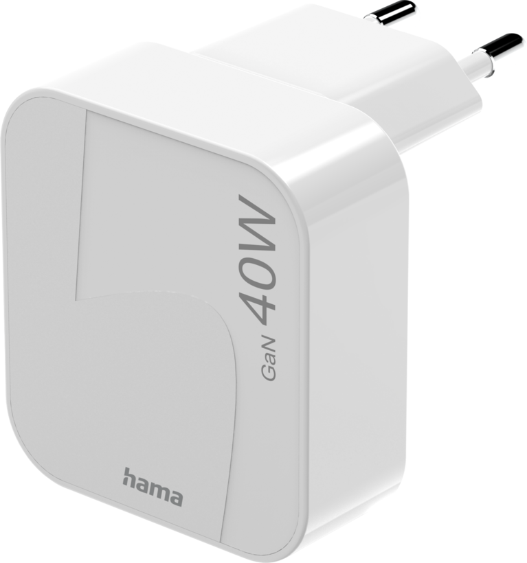 Hama 40W Dual USB-C GaN Charger