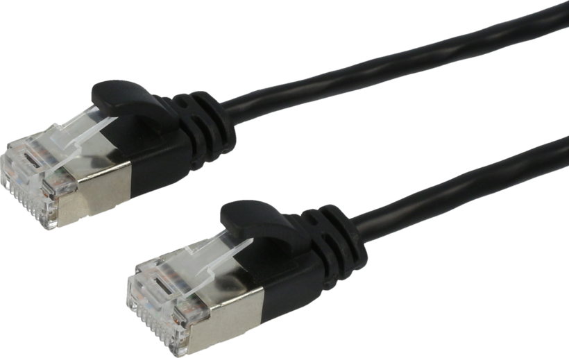Cable patch RJ45 U/FTP Cat.6a 5 m, negro