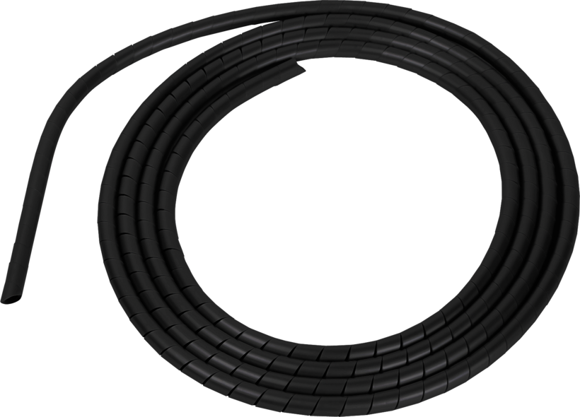 Cable Spiral 25m Black