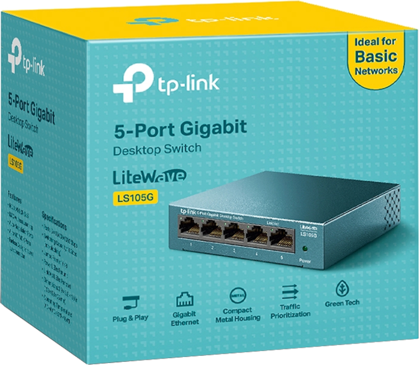 TP-LINK LS105G 5-port Desktop Switch