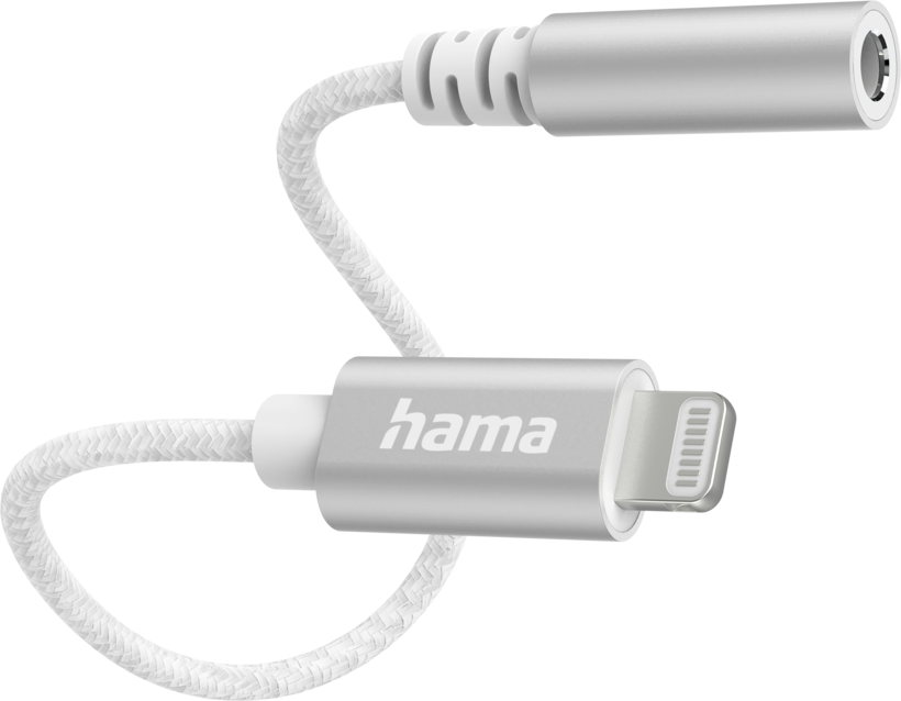 Adapt. USB Lightning m.- jack f. 3,5 mm
