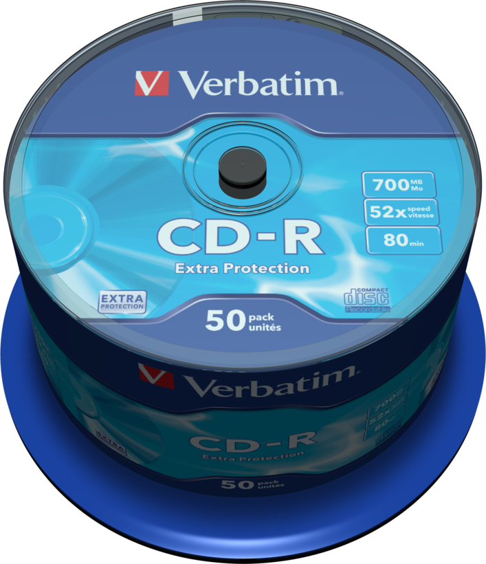 CD-R80 700 MB 52x SP(50) Verbatim