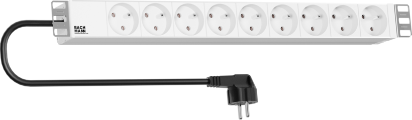 Power Strip 19" 9-way 2m