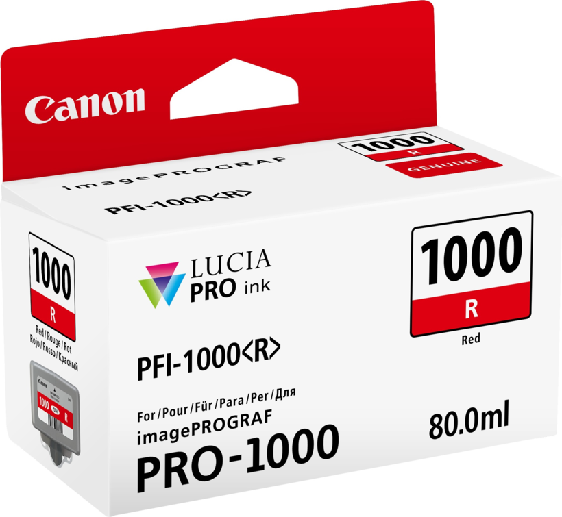 Canon PFI-1000R Tinte rot