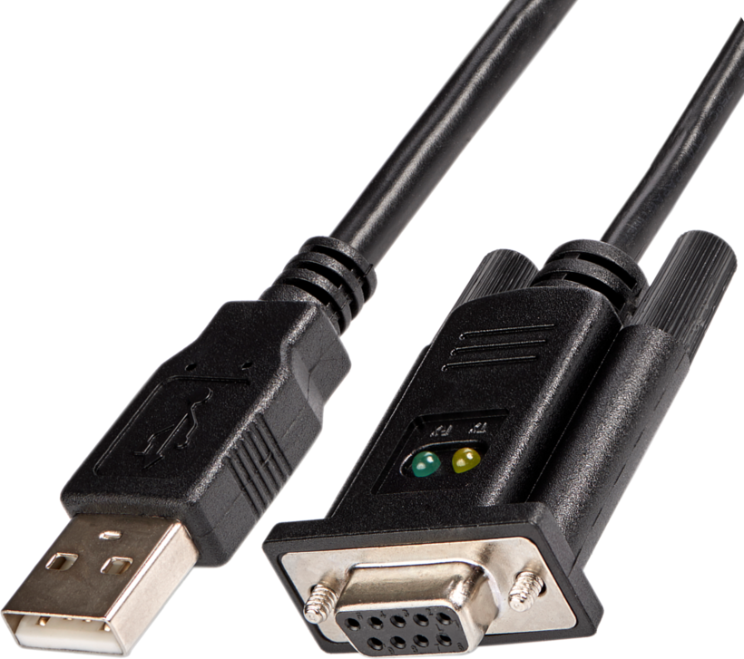 Adapter DB9Bu (RS232)-USB Typ A St 1,7 m