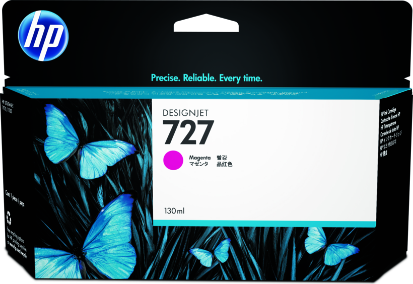 HP 727 Ink 130ml Magenta