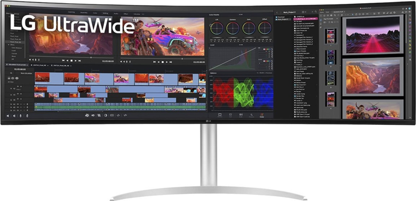 LG 49WQ95C-W UltraWide Curved Monitor