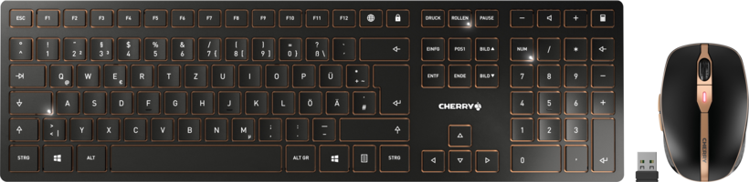 CHERRY DW 9100 SLIM Desktop Set schwarz