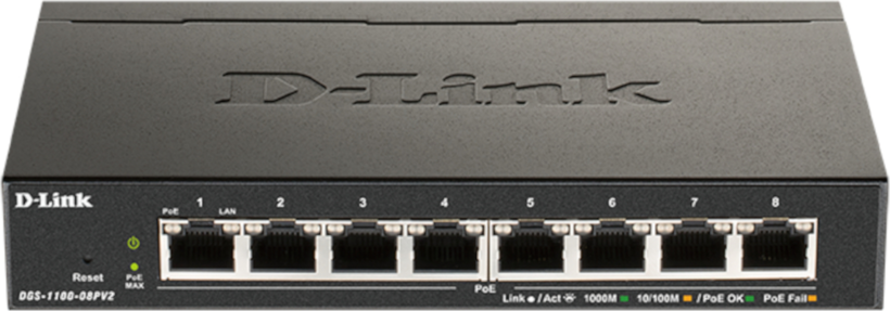 D-Link DGS-1100-08PV2 PoE Switch
