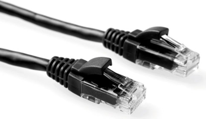 Patch Cable RJ45 U/UTP Cat6 10m black
