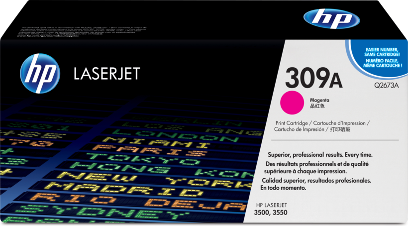 Toner HP 309A, magenta