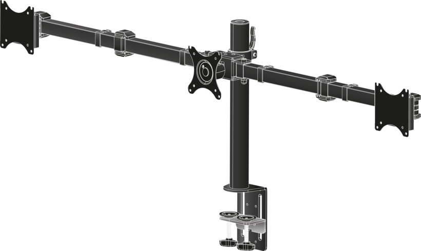 iiyama DS1003C-B1 Triple Desktop Arm
