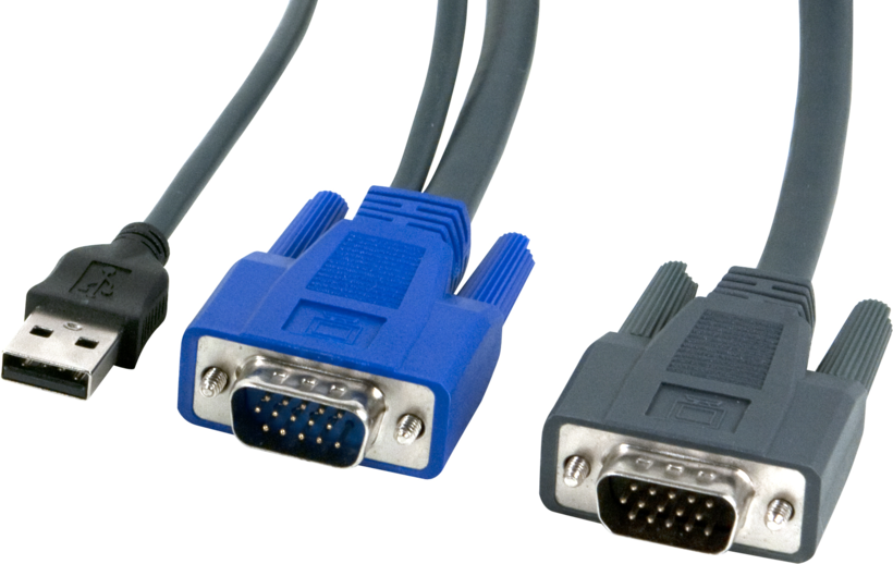 ARTICONA KVM Cable VGA USB 1.8m