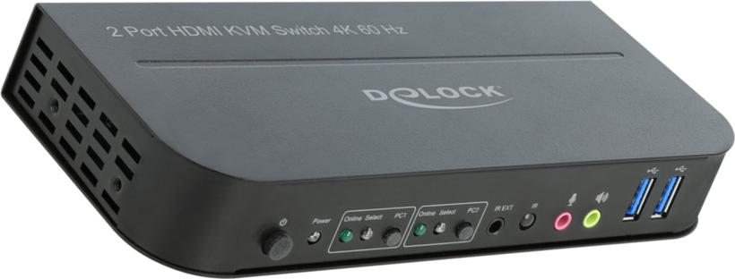 Switch KVM Delock HDMI 2 ports