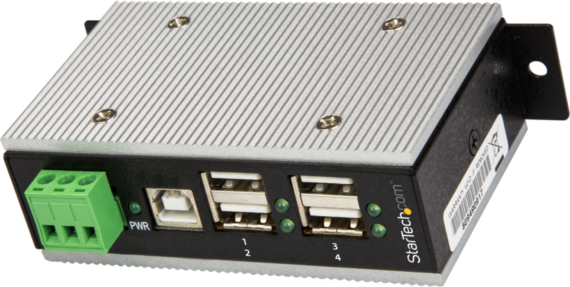 Hub USB 2.0 StarTech Industrie 4 ports