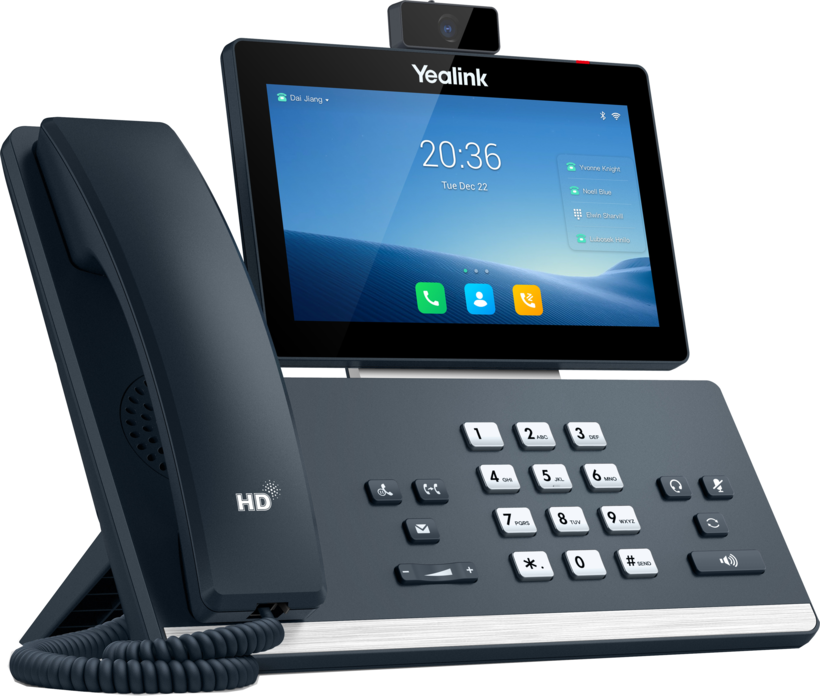 Téléphone Desktop IP Yealink T58W+caméra