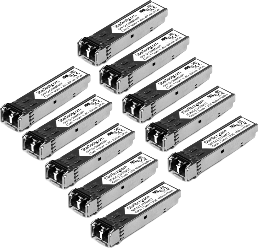 StarTech SFPGLCSXMMST SFP Module 10-pack