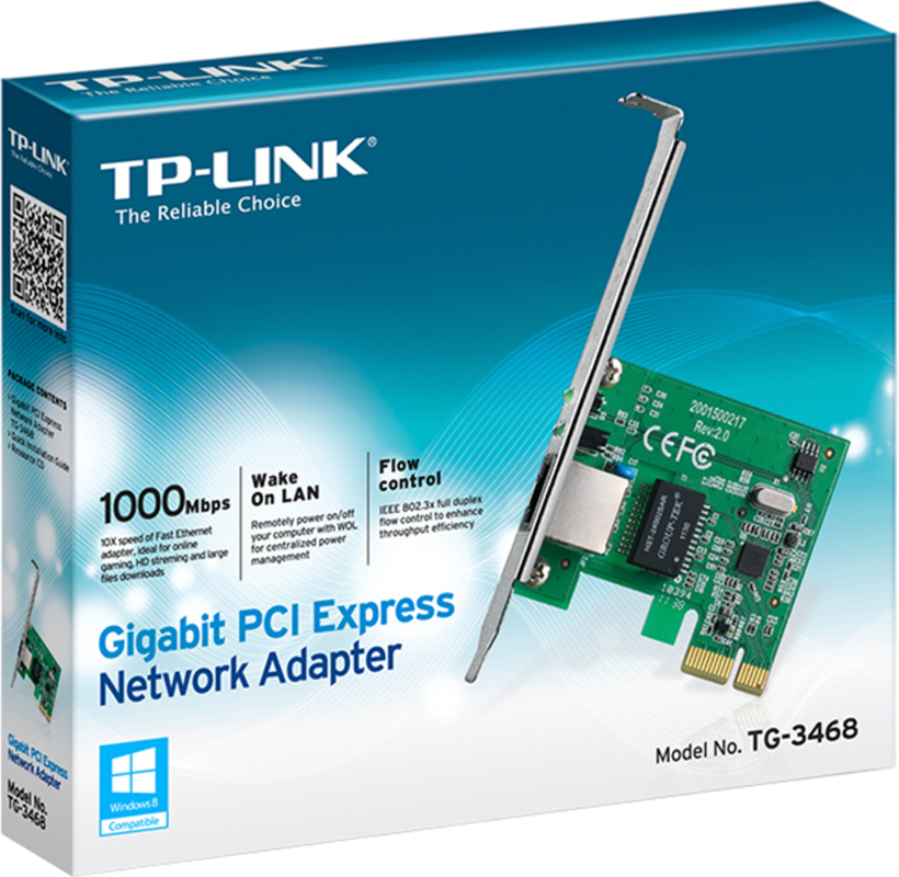 TP-LINK TG-3468 Gigabit PCIe Adapter