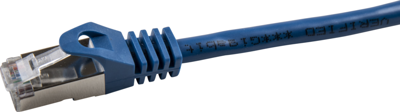 Patchkabel RJ45 SF/UTP Cat5e 1,5 m blau