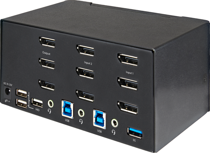 StarTech KVM Switch DP Triple 2-port