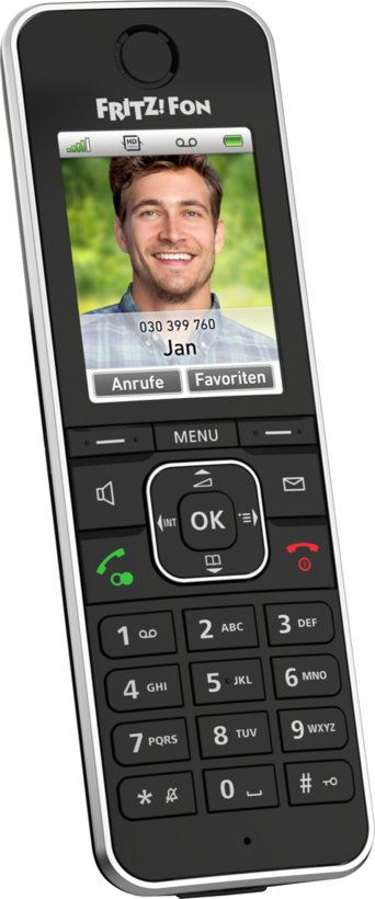 AVM FRITZ!Fon C6 Black DECT Handset