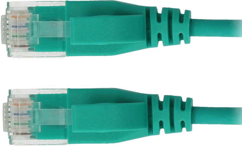Patch Cable RJ45 U/UTP Cat6a 1m Green