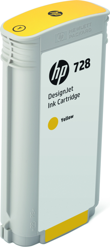 HP 728 Tinte gelb 130 ml
