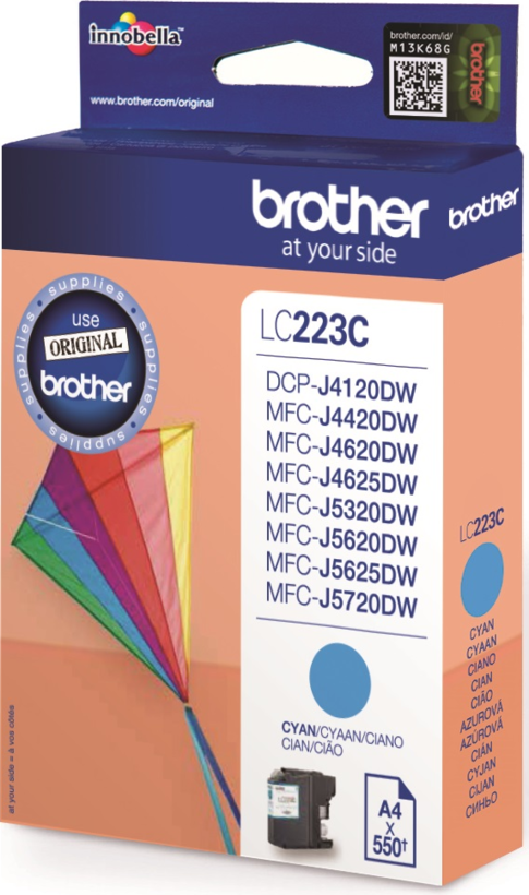 Encre Brother LC-223C, cyan