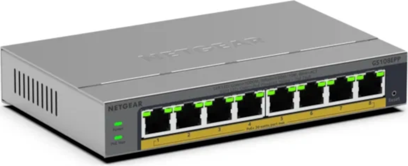 NETGEAR GS108EPP 8-port PoE+ Switch