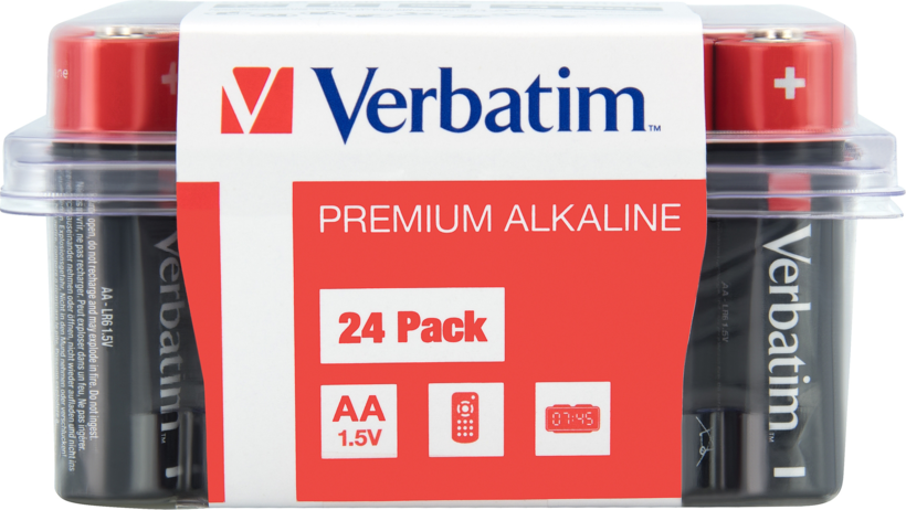 Verbatim LR6 Alkaline Battery 24-pack