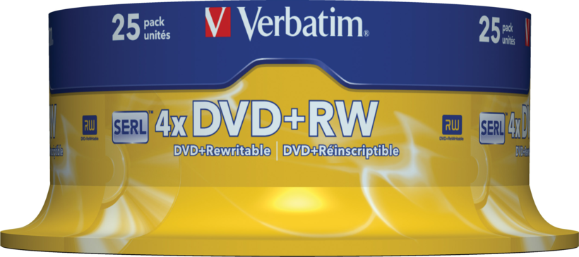 Verbatim DVD+RW 4,7GB 4x szpula(25)