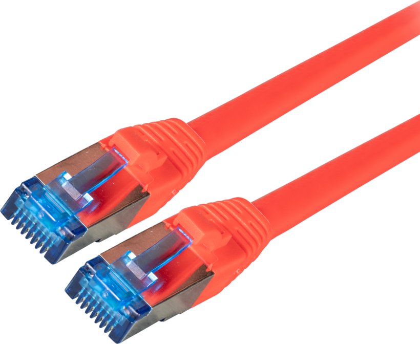 Patch Cable RJ45 S/FTP Cat6a 2m Red