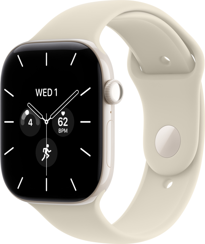 Apple Watch S12 5G 42mm Ceramic Pearl Wh