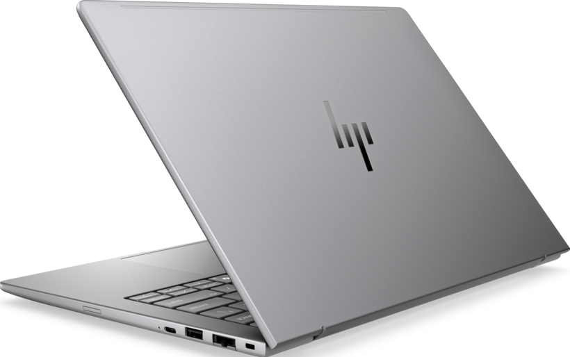 Hp zbook 8 g2i 14 dk2z8et aluminijasto ohišje meteor silver pogled od zadaj