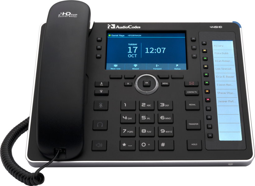 AudioCodes 445HD SfB IP Desktop Phone