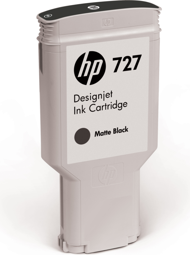 HP 727 Ink 300ml Matte Black