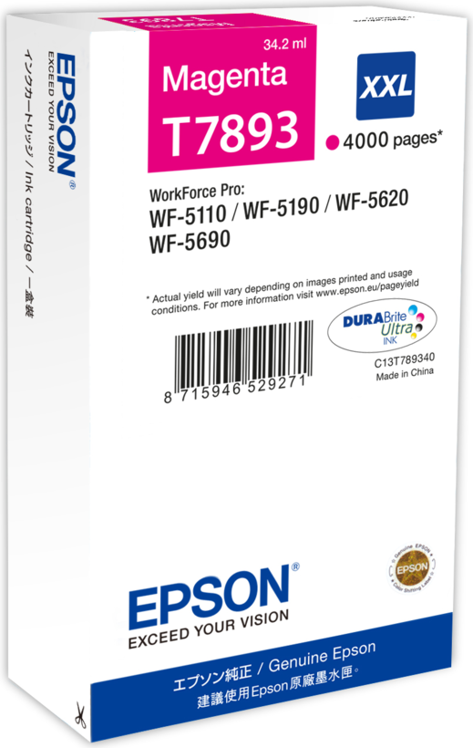 Epson T789 XXL Ink Magenta