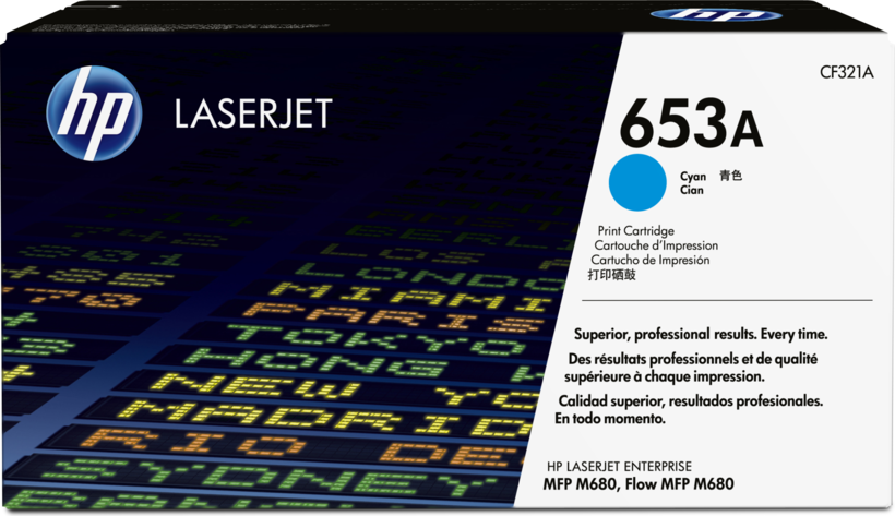 HP 653A Toner cyan