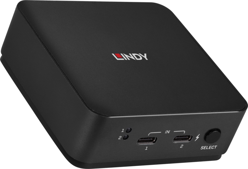 LINDY KVM Switch HDMI/Type-C 2-port