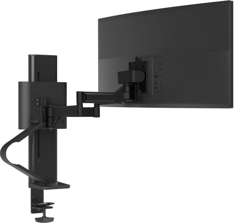 Ergotron TRACE Monitor Desk Mount Black