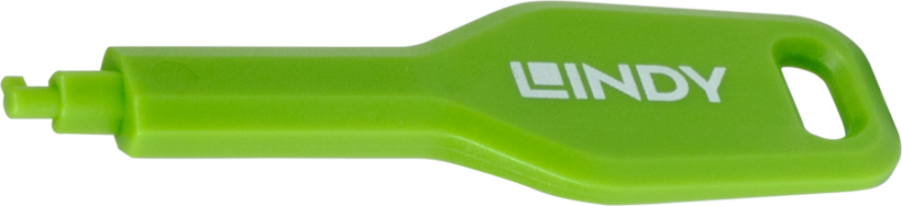 Llave para candado de puerto SFP verde