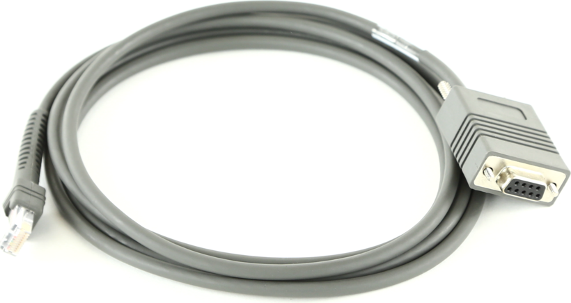 Zebra RS-232 Cable Straight 2.1m