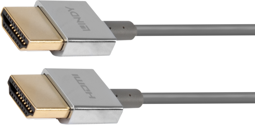 LINDY HDMI Cable Slim 1m