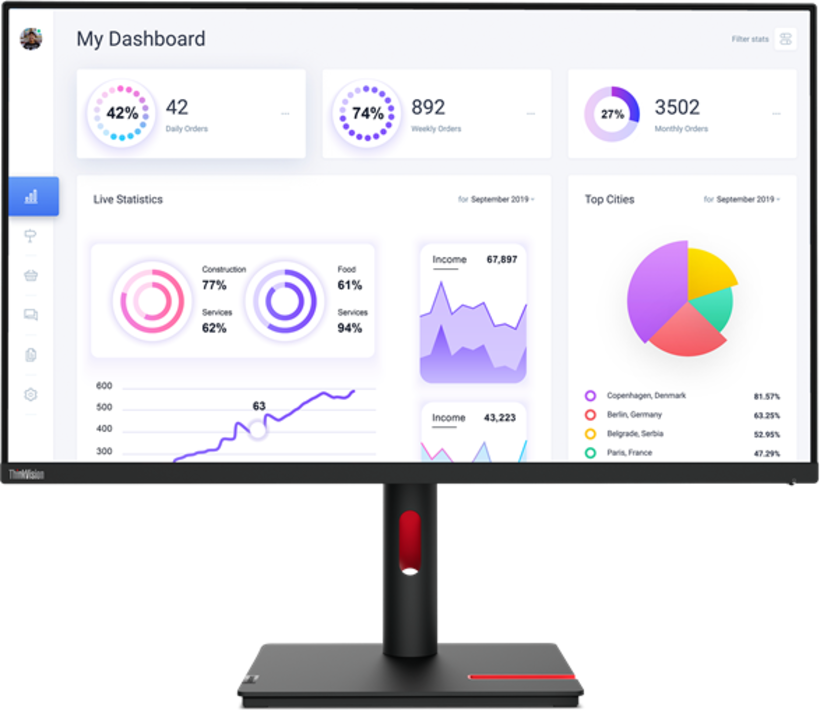 Monitor Lenovo ThinkVision T32p-30