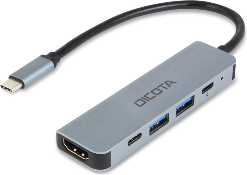 DICOTA USB-C 5-in-1 4K 100W Video Hub