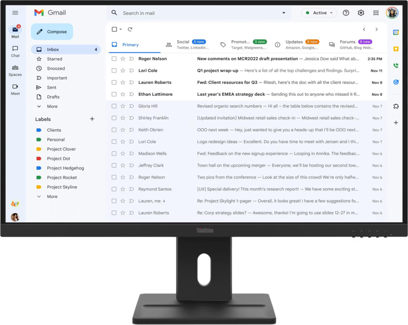 Lenovo ThinkVision E27-40 Monitor