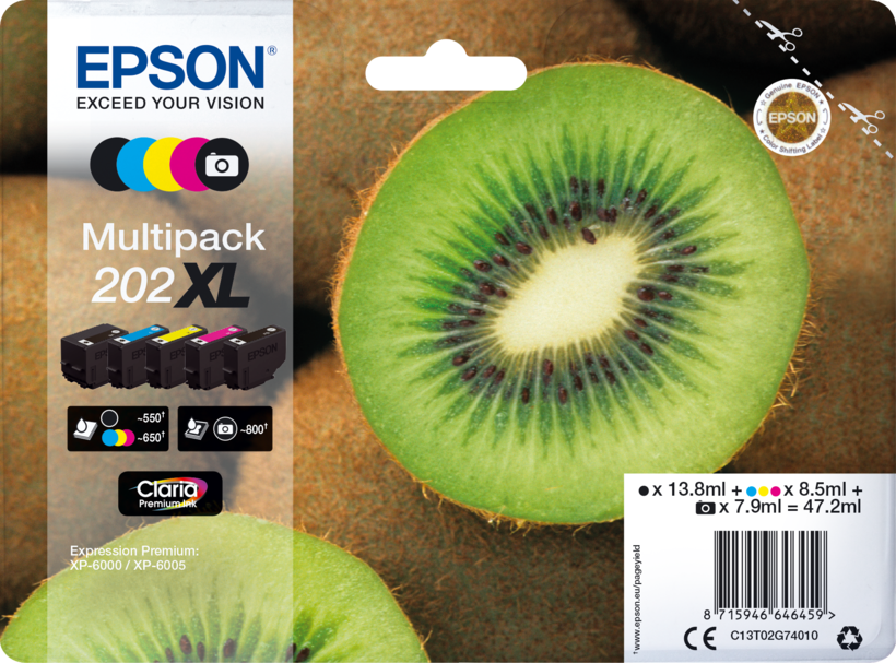 Epson 202XL Claria Tinte Multipack