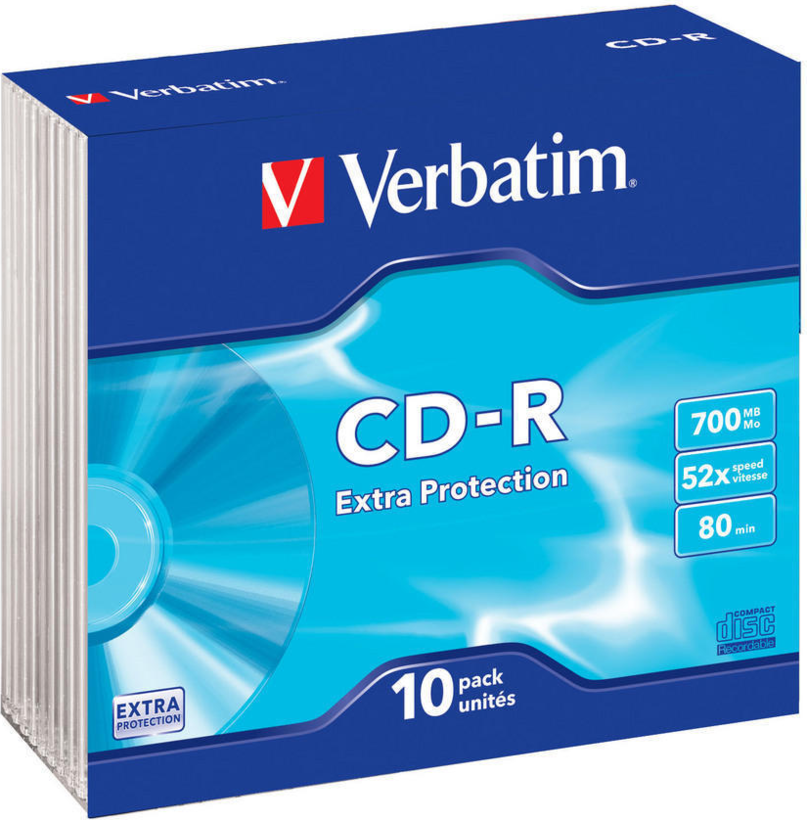 Verbatim CD-R DLP 700MB 52x SC (10)