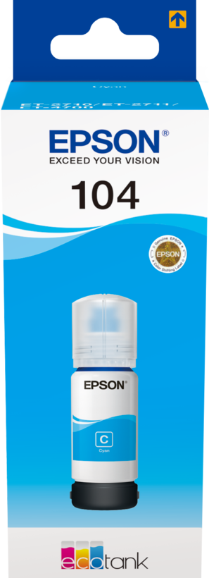 Epson 104 EcoTank Ink Cyan